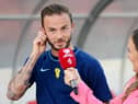 New Tottenham Hotspur signing James Maddison, pictured while on England duty last month. (Pic; Getty Images)