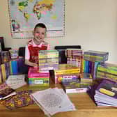 Jack Lewis has created ‘Friendship Bags of Hope’ for poorly children.