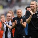 Newcastle United Women head coach Becky Langley at St James' Park last year. (Pic: Getty Images)