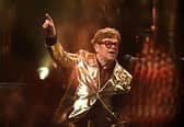 Elton John made his Glastonbury debut on Sunday night