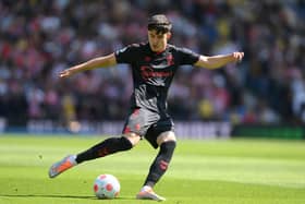 Southampton full-back Tino Livramento. (Photo by Mike Hewitt/Getty Images)