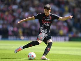 Southampton full-back Tino Livramento. (Photo by Mike Hewitt/Getty Images)