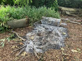 Arson attack at Readhead Park