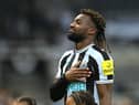 Newcastle United winger Allan Saint-Maximin late last season. (Pic: Getty Images)