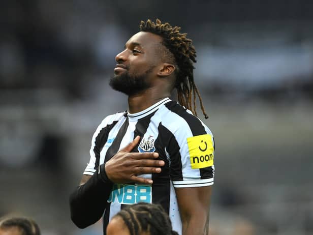 Newcastle United winger Allan Saint-Maximin late last season. (Pic: Getty Images)