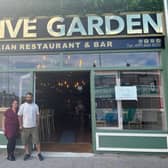 Manageress Joanne Gibson and owner Ilhan Ekinci outside the new restaurant 