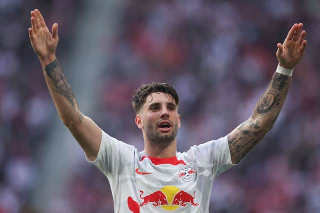 RB Leipzig midfielder Dominik Szoboszlai. (Photo by RONNY HARTMANN/AFP via Getty Images)