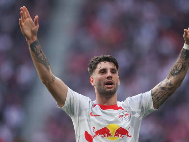 RB Leipzig midfielder Dominik Szoboszlai. (Photo by RONNY HARTMANN/AFP via Getty Images)