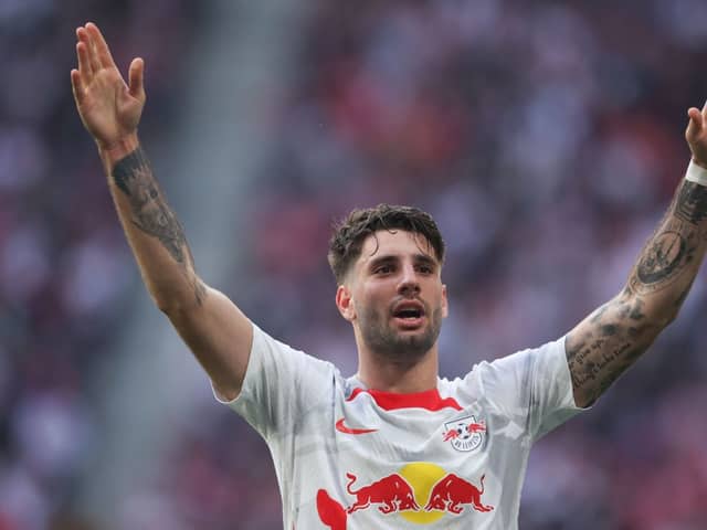 RB Leipzig midfielder Dominik Szoboszlai. (Photo by RONNY HARTMANN/AFP via Getty Images)