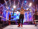 Roman Reigns (left) and Solo Sikoa (right) 