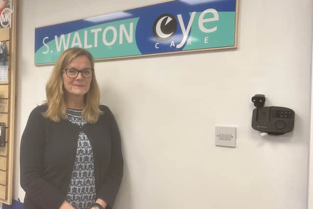 Kaye Winship, Optometric Director at S.Walton Eyecare