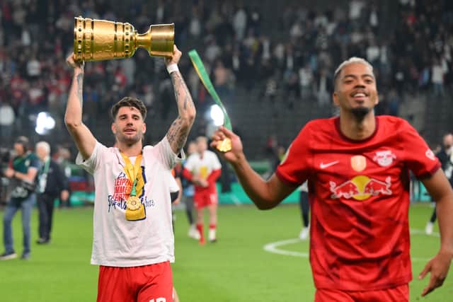Szoboszlai impressed for Leipzig last term (Image: Getty Images)