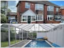 The home in South Shields has an indoor swimming pool