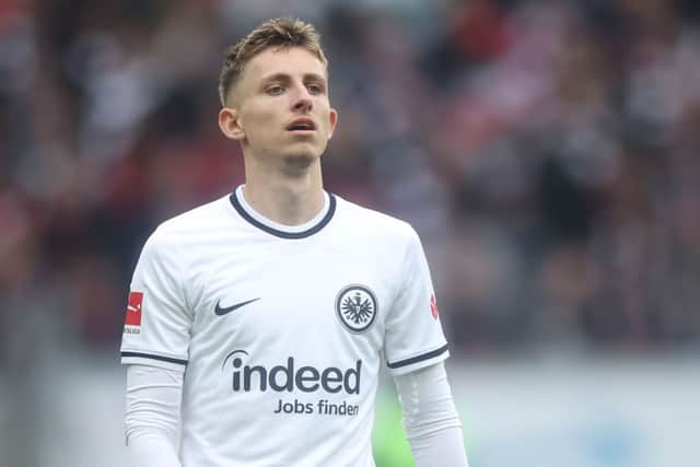 Eintracht Frankfurt midfielder Jesper Lindstrom.  (Photo by Alex Grimm/Getty Images)