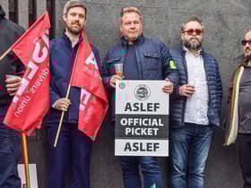 Aslef, a union that represents 16 of the country’s 35 rail operators, announced last month that its members would withdraw non-contractual overtime, known as rest-day working, from Monday (July 3) to Saturday (July 8).  (Photo by Vuk Valcic/SOPA Images/LightRocket via Getty Images)
