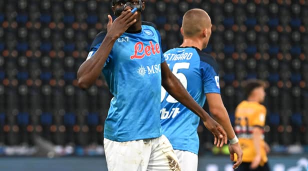 Napoli striker Victor Osimhen.  