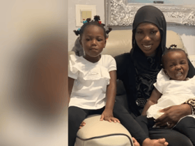 Fatoumatta and her two children
