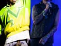 Travis Scott (left) and Central Cee (right) will perform at Rolling Loud Portugal 2023 (Getty Images)
