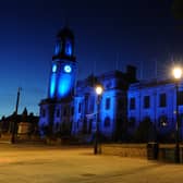 South Shields Town Hall will be lit up blue to mark the 75th birthday of the NHS.