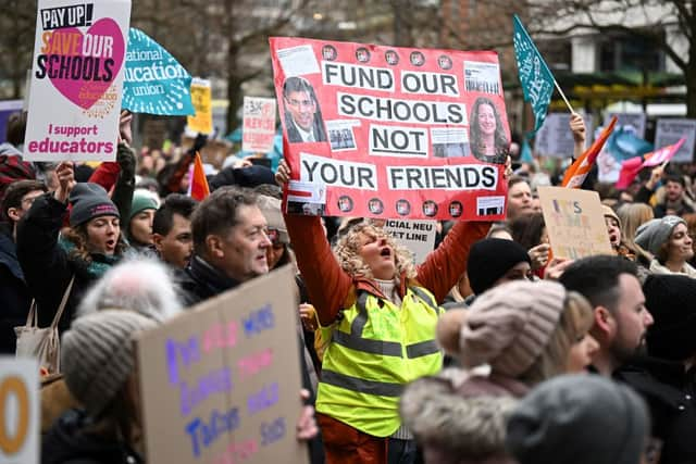 Schools across England will face major disruption today as teachers strike over pay (Photo: Getty Images)