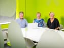 L-R Alan Metcalfe, Commercial Director at Zenith People; Cllr Margaret Meling, Lead Member for Economic Growth and Transport at South Tyneside Council; Angela Anderson, Managing Director at Zenith People and Zenith Training