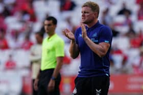 Newcastle United head coach Eddie Howe last pre-season. (Pic: Getty Images)