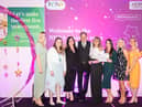 From left: Sarah Thompson, Ellie Smith, Kerry Hall, Eamonn Gribben, Michelle Innes, Gayna Mavin, Lyndsey Hall and Sammy-Jo Bettley.