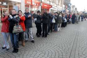 These Little Mix fans turned out in King Street in force in 2011. There were queues for tickets for Little Mix which were being advertised in the Gazette. Remember this? Photo: IAIN BROWN