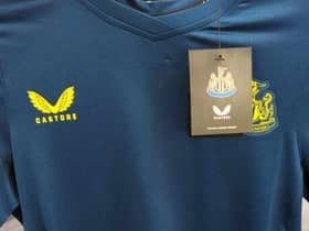 A Newcastle United 2023-24 shirt on sale at Sports Direct (photo: Joshua Taylor) 