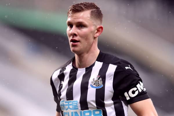 Newcastle United defender Emil Krafth is still working his way back to fitness. (Pic: PA)