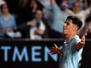 Celta Vigo midfielder Gabri Veiga. (Photo by MIGUEL RIOPA/AFP via Getty Images)