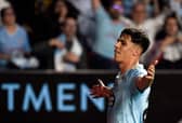 Celta Vigo midfielder Gabri Veiga. (Photo by MIGUEL RIOPA/AFP via Getty Images)