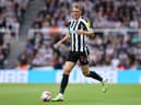 Dan Burn in action for Newcastle United.  