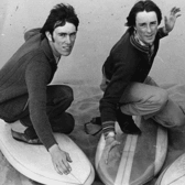 South Shields surfers Neil Thursby, left, Stuart Murray, centre and Geoffrey Seagrove. Remember this from 44 years ago? Photo: Shields Gazette