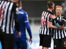 Newcastle United midfielder Sean Longstaff and his brother Matty in January 2021. (Pic: Getty Images)