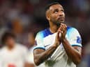 Newcastle United striker Callum Wilson playing for England at the 2022 World Cup in Qatar. (Pic: Getty Images)