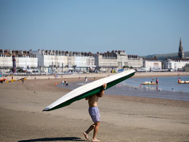 Weymouth beach (pictured) has been named the best beach in the The Times and Sunday Times Best UK Beaches