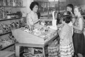 Brockley Whins sweet shop in 1962. Does this bring back happy memories?