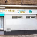 Mark Patterson outside Hospitality and Hope's new community shop at Tyne Dock. Photo credit: Holly Charlton 