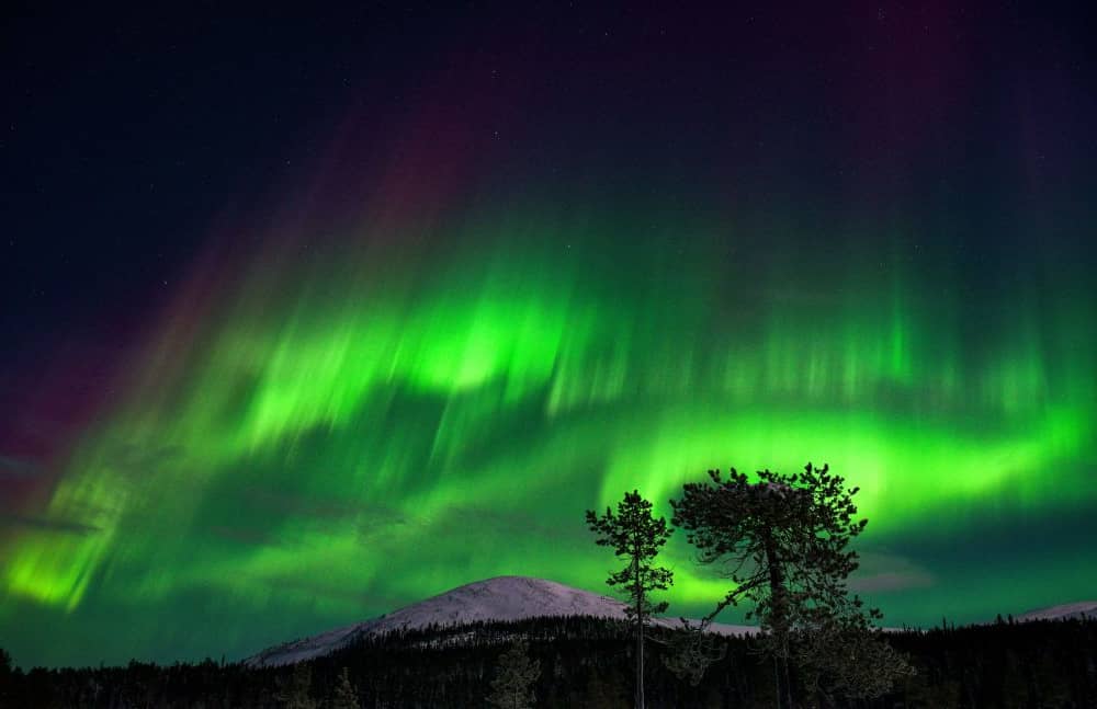 The Northern Lights will be visible in parts of the UK tonight