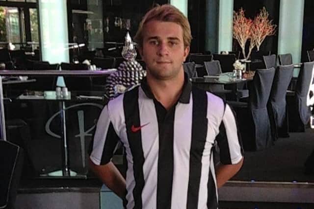 Louis played for the Magpies before sustaining a serious injury.