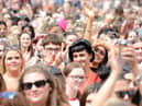 The crowd at the Bents Park enjoying The Vamps.