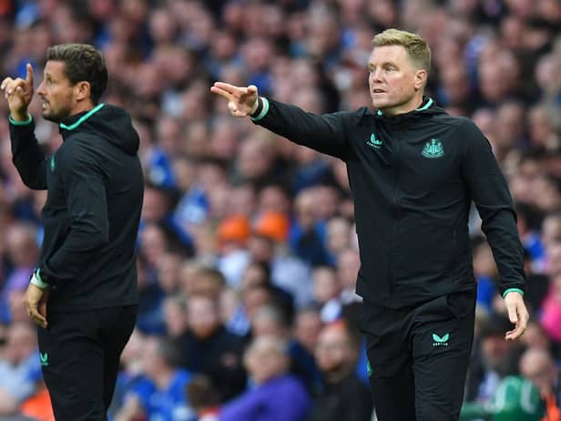 Newcastle United head coach Eddie Howe. (Photo by Mark Runnacles/Getty Images)
