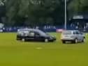 Hearse on the pitch brings Gateshead friendly to a halt - Credit: Gateshead