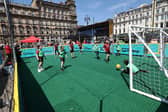 A McDonald's Football Festival Event at George Square, on May 29, 2023, in Glasgow, Scotland.  (Photo by Ross MacDonald / SNS Group)