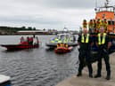 Tyne and Wear’s emergency services have united to spread the message of water safety. Photo: TWFRS.