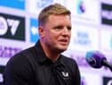 Eddie Howe speaking in the USA (Image: Getty Images)