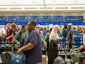 Passengers at Gatwick Airport were left stranded after multiple flights were cancelled. (Photo by: Andy Soloman/UCG/Universal Images Group via Getty Images)
