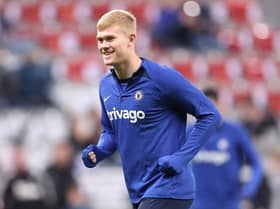 Chelsea defender Lewis Hall