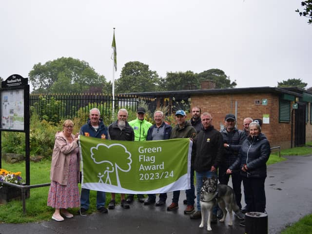 Friends of Readhead Park with recent Green Flag 